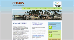 Desktop Screenshot of cedarscenter.com